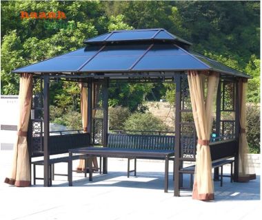 Nhà chòi ngoài trời chất liệu kẽm sơn tĩnh điện NCS 006