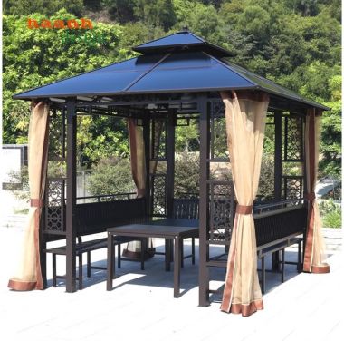 Nhà chòi ngoài trời chất liệu kẽm sơn tĩnh điện NCS 006