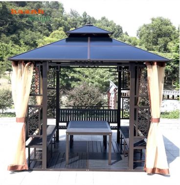 Nhà chòi ngoài trời chất liệu kẽm sơn tĩnh điện NCS 006