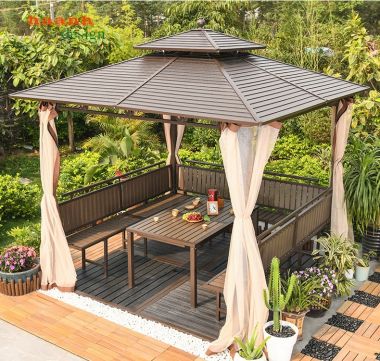 Nhà chòi sân vườn sắt sơn tĩnh điện NCS 001