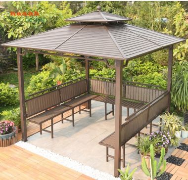 Nhà chòi sân vườn sắt sơn tĩnh điện NCS 001