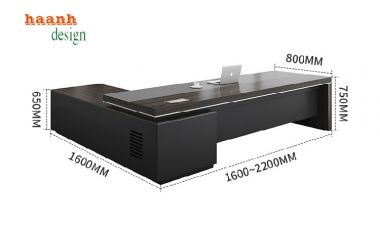 Không gian làm việc linh hoạt cho bàn làm việc lãnh đạo -PGD 007