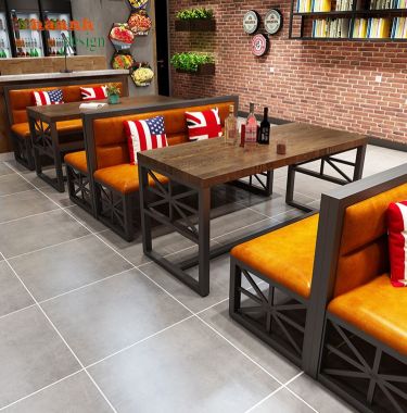 Lựa chọn bàn ghế nhà hàng sắt phù hợp với không gian-TNH 002