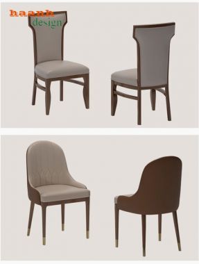 Bàn ghế ăn nhà hàng khách sạn gỗ tự nhiên BGH 009
