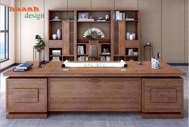 Đồ gỗ nội thất phòng lãnh đạo sang trọng và tinh tế. PGG 007