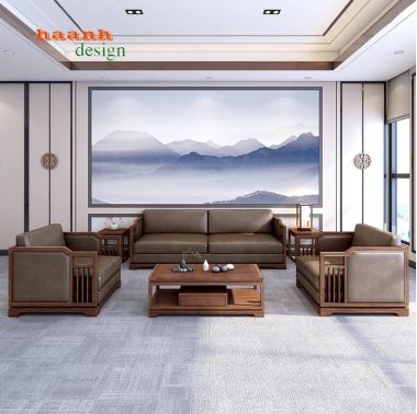 Đồ gỗ nội thất phòng lãnh đạo sang trọng và tinh tế. PGG 007