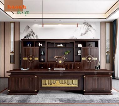 Đánh thức sự sáng tạo với bàn ghế gỗ phòng lãnh đạo-PGG 011