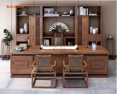 Đồ gỗ nội thất phòng lãnh đạo sang trọng và tinh tế. PGG 007