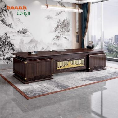 Đánh thức sự sáng tạo với bàn ghế gỗ phòng lãnh đạo-PGG 011