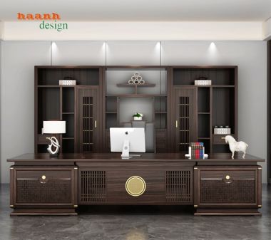 Nội thất đồ gỗ phòng lãnh đạo tinh tế chất lượng cao cấp PGG 003