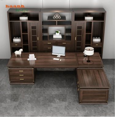 Nội thất đồ gỗ phòng lãnh đạo tinh tế chất lượng cao cấp PGG 003