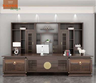 Nội thất đồ gỗ phòng lãnh đạo tinh tế chất lượng cao cấp PGG 003