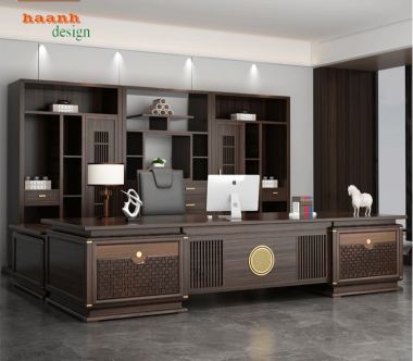 Nội thất đồ gỗ phòng lãnh đạo tinh tế chất lượng cao cấp PGG 003