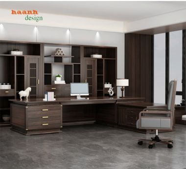 Nội thất đồ gỗ phòng lãnh đạo tinh tế chất lượng cao cấp PGG 003
