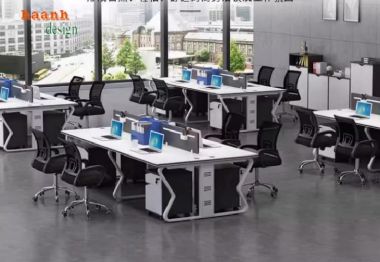 Bàn ghế nhân viên văn phòng bền đẹp và tiện dụng-VPN 009