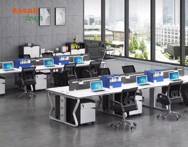 Bàn ghế nhân viên văn phòng bền đẹp và tiện dụng-VPN 009