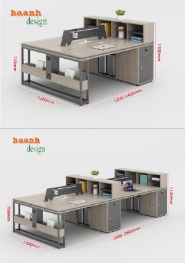 Bàn Làm Việc Nhân Viên – Chất Lượng Vượt Trội, Giá Tận Xưởng-VPN 012