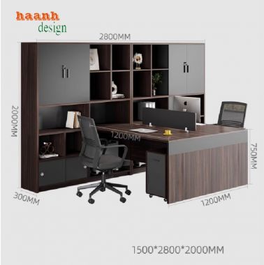 Mẫu Bàn Nhân Viên Gỗ Công Nghiệp Được Ưa Chuộng Nhất-VPN 011