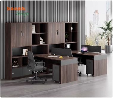 Mẫu Bàn Nhân Viên Gỗ Công Nghiệp Được Ưa Chuộng Nhất-VPN 011