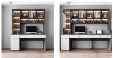 Tạo phong cách vượt trội với bàn làm việc gỗ công nghiệp-TSH 003