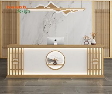 Quầy lễ tân văn phòng QLT001