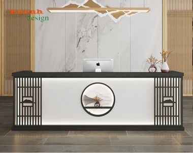 Quầy lễ tân văn phòng QLT001