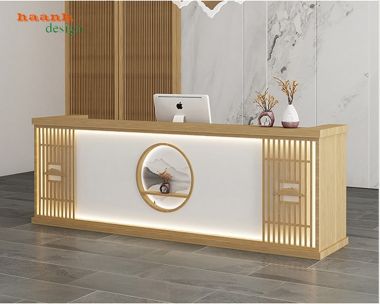 Quầy lễ tân văn phòng QLT001