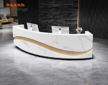 Quầy lễ tân công ty đẹp, hiện đại cho mọi doanh nghiệp-QLT 013