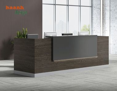 Tối ưu không gian với quầy lễ tân văn phòng hiện đại-QLT 006