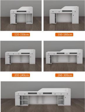 Tạo ấn tượng hoàn hảo với Quầy tiếp tân văn phòng-QLT 009