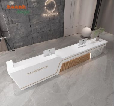 Hiện đại hóa quầy lễ tân văn phòng công ty-QLT 011