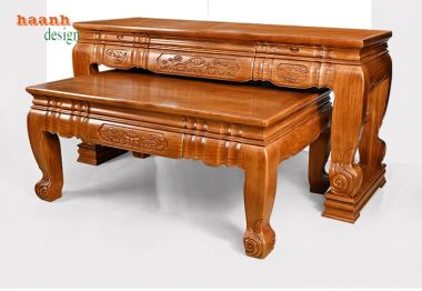 Lựa chọn sập thờ gỗ hương cho không gian thờ cúng-STG 005