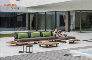 Bộ bàn ghế gỗ ngoài trời Teak – Vẻ đẹp bền bỉ theo năm tháng-SNT 015