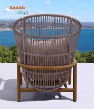 Tuyệt vời bàn ghế gỗ teak ngoài trời cho không gian sống-SNT 013