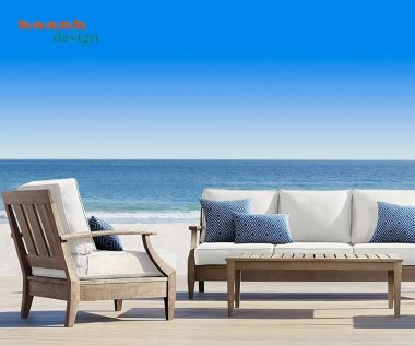 Sofa gỗ ngoài trời SNT001