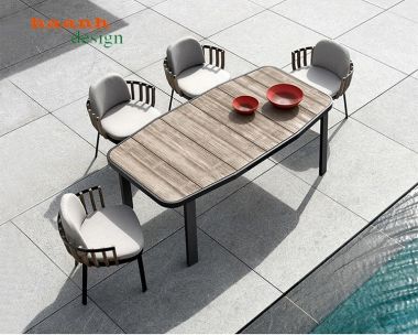 Bàn ghế sofa gỗ Teak Nam Mỹ ngoài trời SNT 004