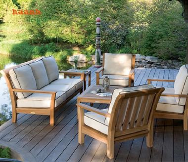 Sofa ngoài trời gỗ teak tự nhiên – Vẻ đẹp cho không gian-SNT 015