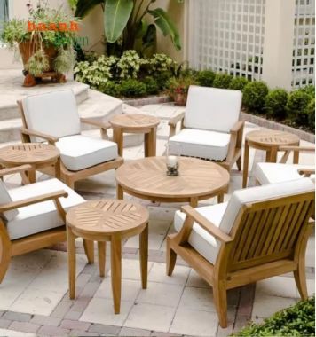 Sofa ngoài trời gỗ teak tự nhiên – Vẻ đẹp cho không gian-SNT 015