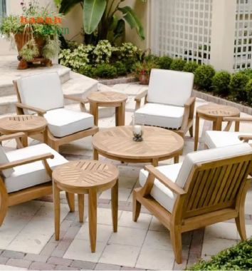 Sofa ngoài trời gỗ teak tự nhiên – Vẻ đẹp cho không gian-SNT 015