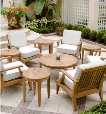 Sofa ngoài trời gỗ teak tự nhiên – Vẻ đẹp cho không gian-SNT 015