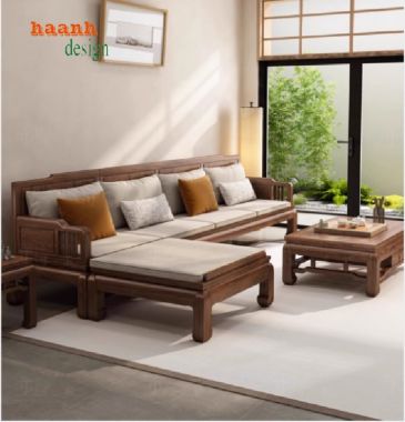 Chọn lựa Sofa gỗ tự nhiên thích hợp cho gia đình bạn-BGC 012