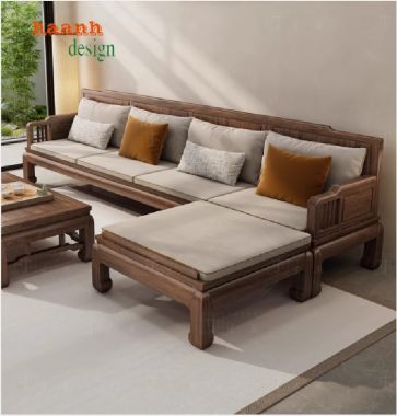 Chọn lựa Sofa gỗ tự nhiên thích hợp cho gia đình bạn-BGC 012