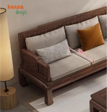 Chọn lựa Sofa gỗ tự nhiên thích hợp cho gia đình bạn-BGC 012