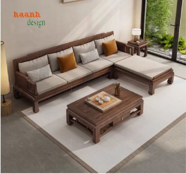 Chọn lựa Sofa gỗ tự nhiên thích hợp cho gia đình bạn-BGC 012