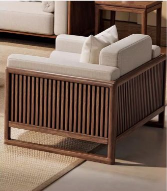 Bàn ghế gỗ óc chó phòng khách – Đẳng cấp cho không gian sống-SFH 017