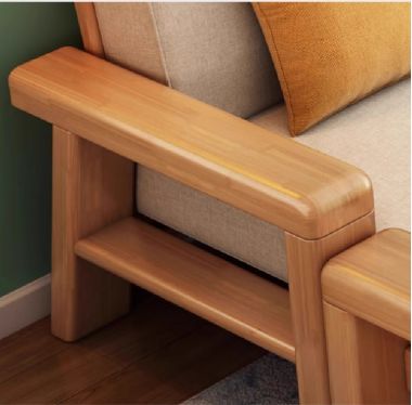 Sofa gỗ sồi Nga chữ L – Lựa chọn cho không gian hiện đại-SFH 016