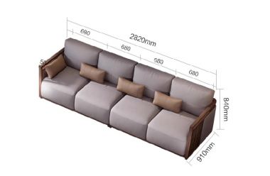 Sofa gỗ phòng khách gia đình: Nâng tầm không gian sống-SFH 013