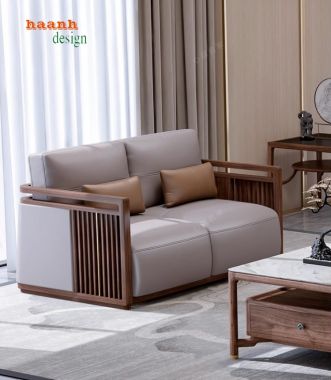 Sofa gỗ phòng khách gia đình: Nâng tầm không gian sống-SFH 013