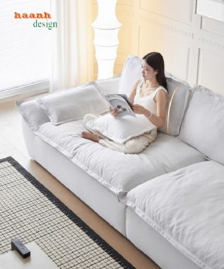 Khám phá mẫu sofa nỉ phòng khách đẹp hiện đại cho gia đình-SFN 012