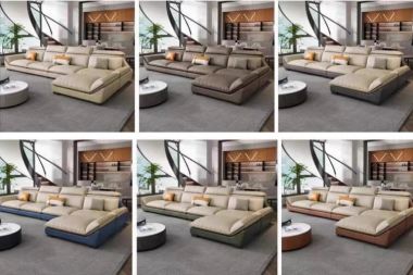 Nâng tầm phong cách sống với sofa gia đình hiện đại-SFN 008